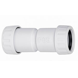 Faeg raccordo tubo rigido manicotto ip65 vari diametri tecnopolimero grigio *** diametro 25 millimetri, confezione 1