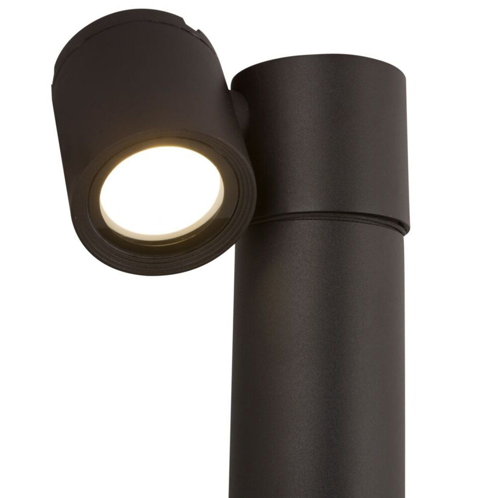 Lampada Da Terra Moderna Da Esterno Alluminio Nero 1 Luce Gu10 50W Ip54