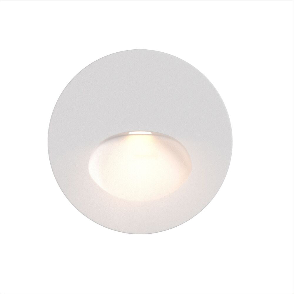 Segnapasso Moderno Per Esterno Alluminio Bianco Luce Led 3W Ip54