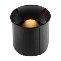 Segnapasso Da Esterno Moderno Biscotti Led Integrato 3W Alluminio Nero Ip65