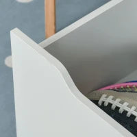 Libreria A 3 Scaffali Con 2 Nicchie, Grande Cassetto, In Legno, Grigio