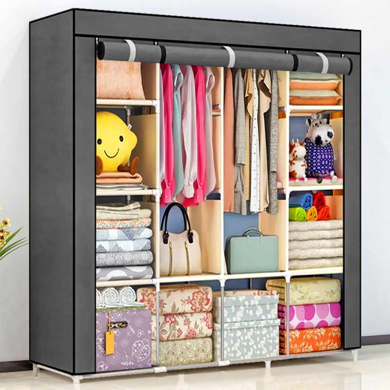 Armadio, nero 170x45x170 cm