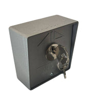 Vds 198/2 selettore da parete con chiave in alluminio alta sicurezza grigio