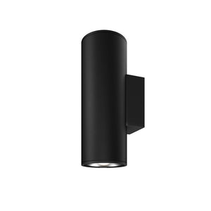 Lampada Da Parete Moderna Da Esterno Metallo Grafite Luce Led 24W Ip65
