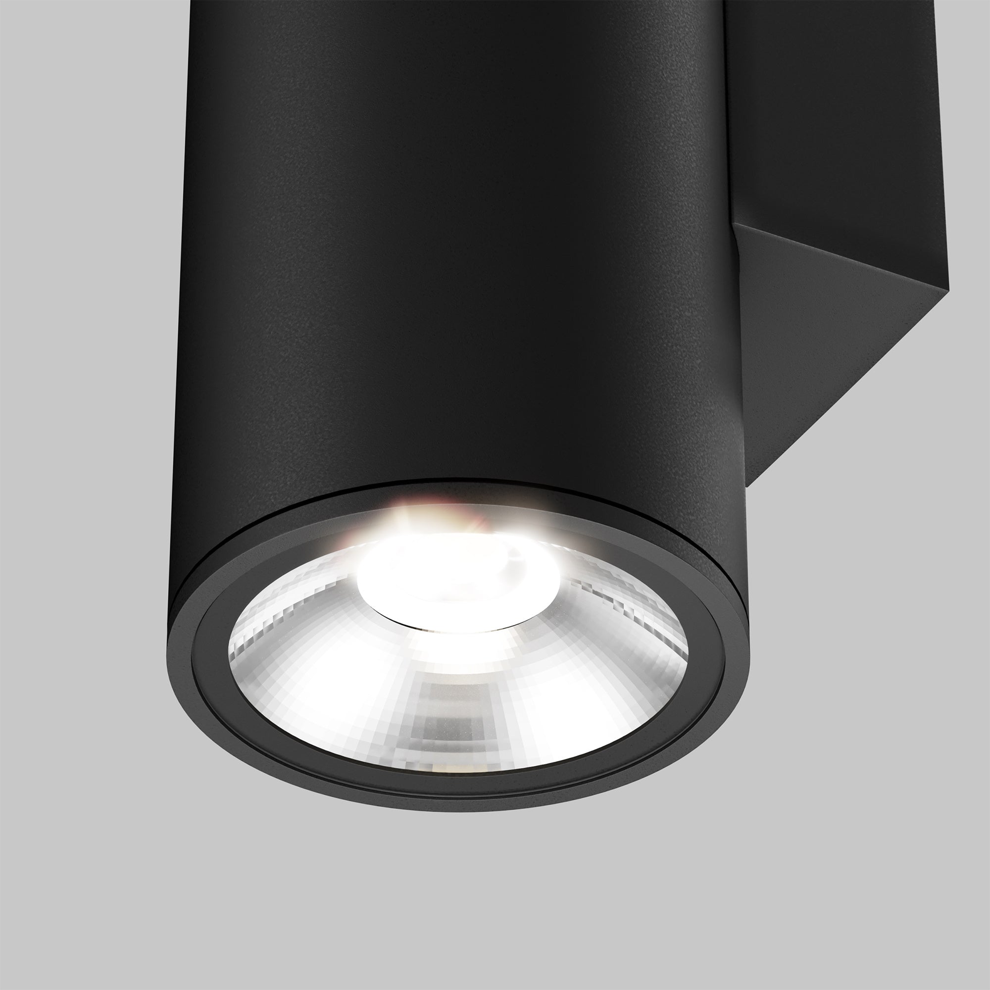 Lampada Da Parete Moderna Da Esterno Metallo Grafite Luce Led 24W Ip65