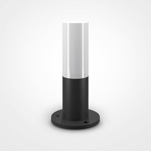 Lampione Per Esterno Moderno Metallo Nero 1 Luce Le27 60W Ip54