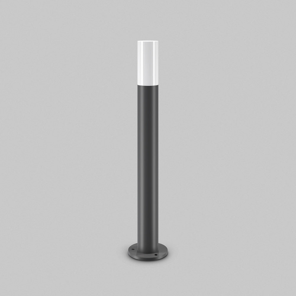 Lampada Da Terra Moderna Per Esterno Metallo Grigio 1 Luce E27 60W Ip54