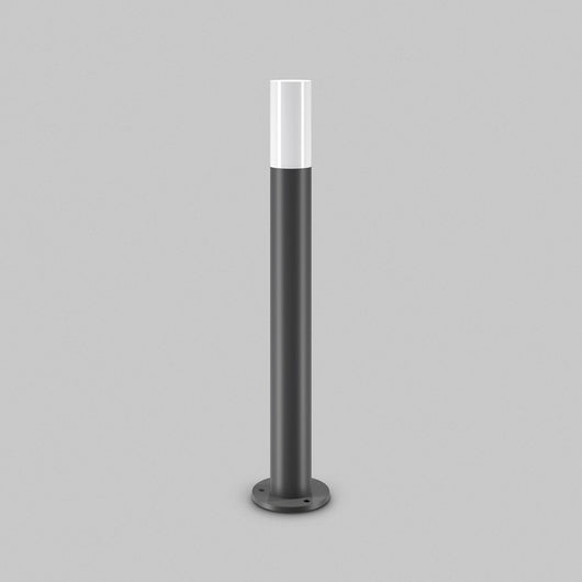 Lampada Da Terra Moderna Per Esterno Metallo Grigio 1 Luce E27 60W Ip54