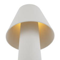 Lampada Da Terra Moderna Da Esterno Metallo Bianco Luce Led 5W Ip65