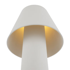 Lampada Da Terra Moderna Da Esterno Metallo Bianco Luce Led 5W Ip65