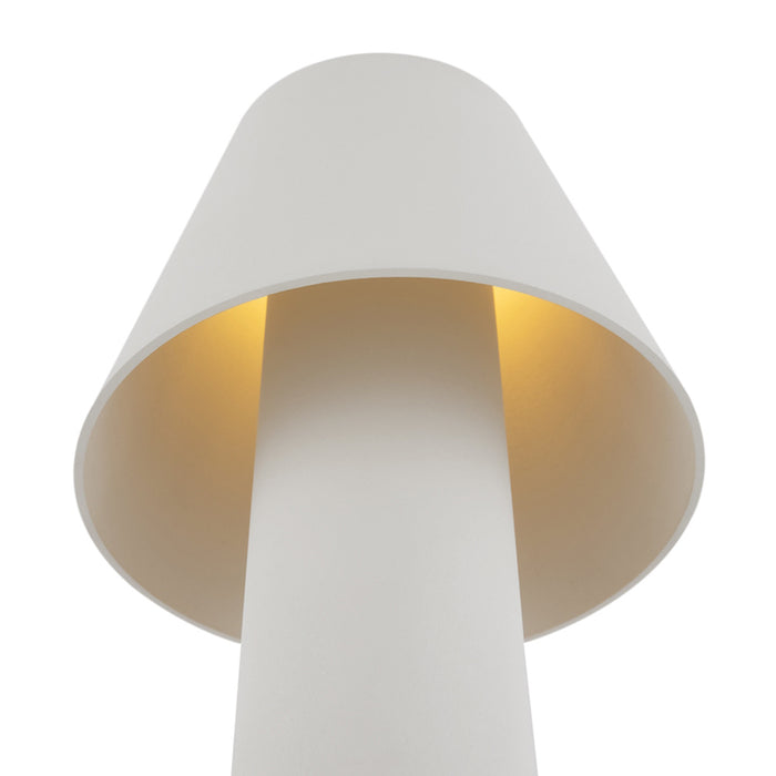 Lampada Da Terra Moderna Da Esterno Metallo Bianco Luce Led 5W Ip65
