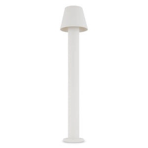 Lampada Da Terra Moderna Da Esterno Metallo Bianco Luce Led 5W Ip65
