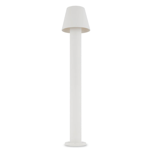 Lampada Da Terra Moderna Da Esterno Metallo Bianco Luce Led 5W Ip65