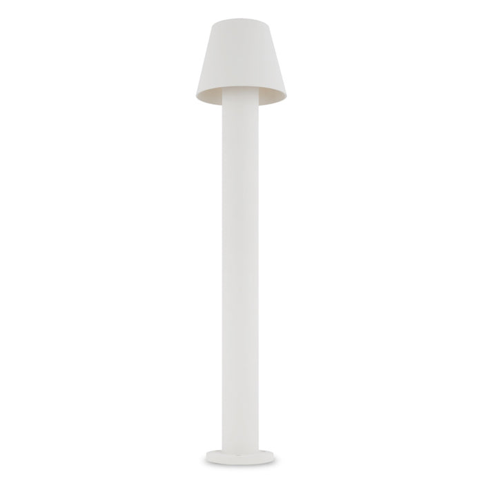 Lampada Da Terra Moderna Da Esterno Metallo Bianco Luce Led 5W Ip65