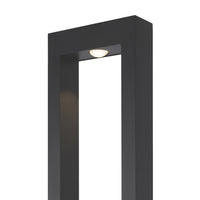 Lampada Da Terra Moderna Per Esterno Metallo Grafite Luce Led 25W Ip65