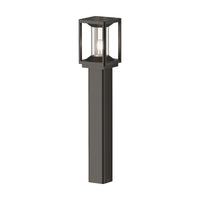 Paletto Da Esterno Moderno Cell Luce E27 15W Alluminio Grigio Ip54