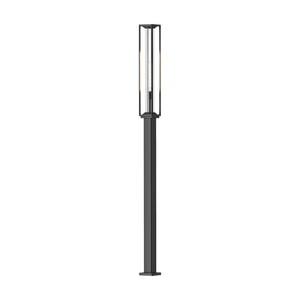 Lampione Da Esterno Moderno Cell 1 Luce E27 15W Alluminio Grigio Ip54