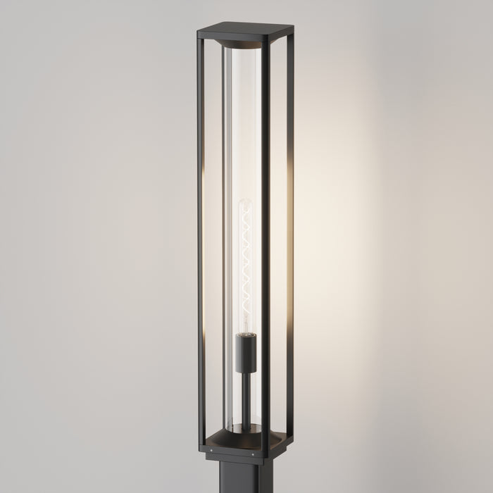Lampione Da Esterno Moderno Cell 1 Luce E27 15W Alluminio Grigio Ip54