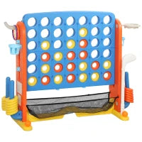 Set giochi 4-in-1, con altezza regolabile e diversi accessori, in plastica, Multicolore