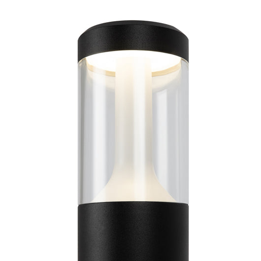 Lampada Da Terra Moderna Per Esterno Alluminio Nero Luce 8W Ip54
