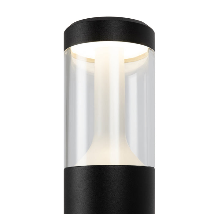 Lampada Da Terra Moderna Per Esterno Alluminio Nero Luce 8W Ip54