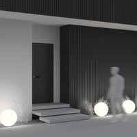 Lampada Da Terra Moderna Da Esterno Plastica Bianco 1 Luce E27 30W Ip54