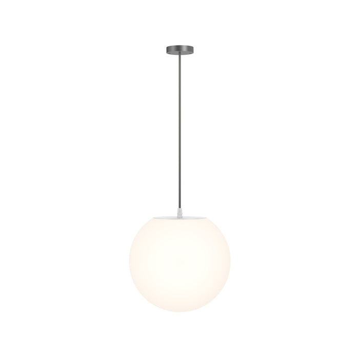 Lampada A Soffitto Moderna Da Esterno Plastica Bianco 1 Luce E27 30W Ip54