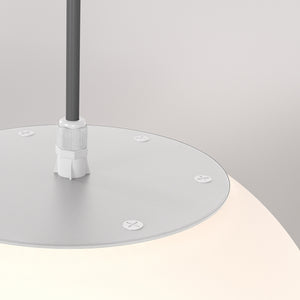 Lampada A Soffitto Moderna Da Esterno Plastica Bianco 1 Luce E27 30W Ip54