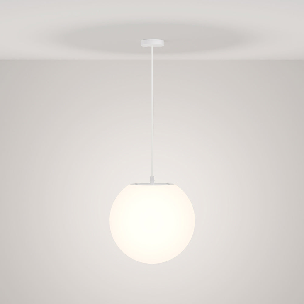 Lampada A Soffitto Moderna Per Esterno Plastica Bianco 1 Luce E27 30W Ip54