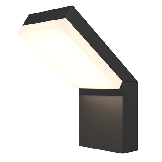 Lampada Da Parete Moderna Da Esterno Alluminio Nero Luce Led 12W Ip54