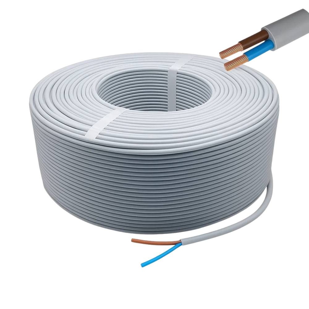 Cavo elettrico fg16or 2x6 mm² grigio 0,6/1 kv matassa 100 metri