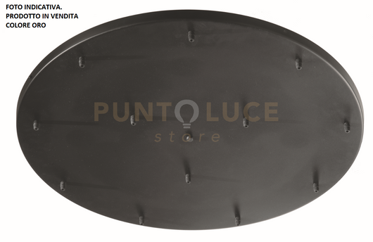 OBA0017 BASE 12 FORI ORO D.85CM H.3,5CM PER SOSPENSIONE