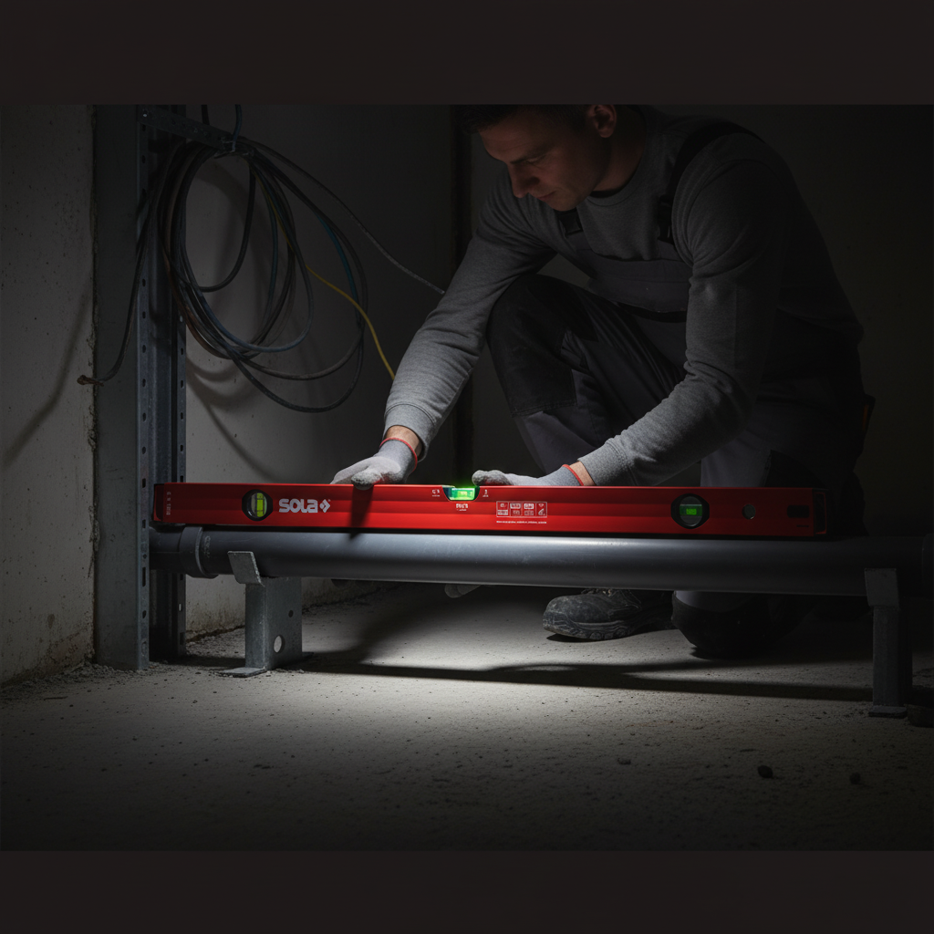 Big x 3 livella in alluminio a bolla d'aria tubolare rossa *** lunghezza 150, confezione 1