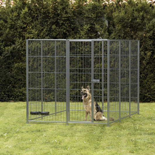 Box per cani da esterno zincatura elettrolitica 200x200x altezza 180 centimetri