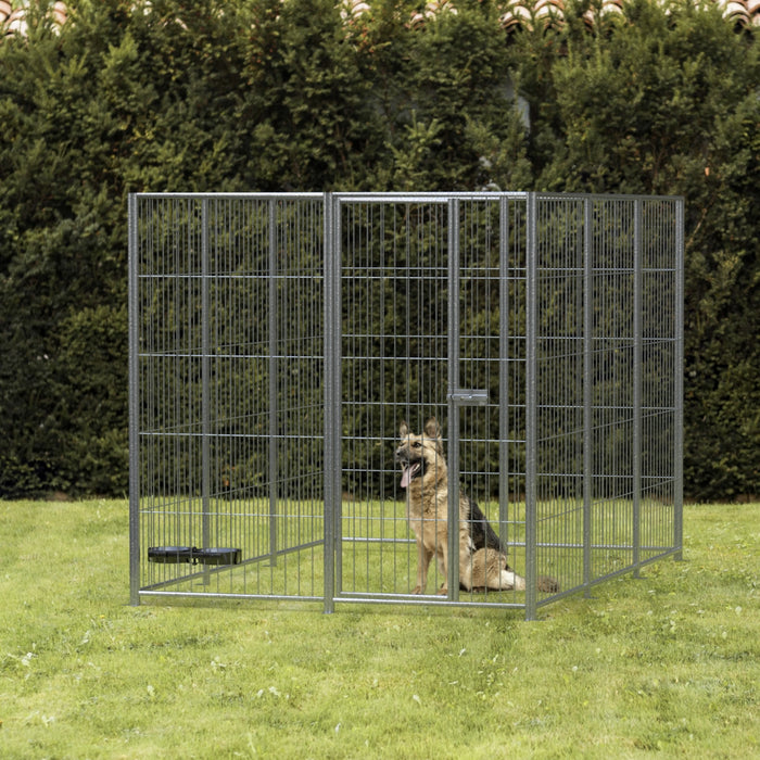 Box per cani da esterno zincatura elettrolitica 200x200x altezza 180 centimetri