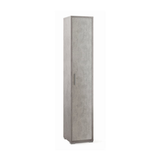 Armadio colonna 1 anta 39x41x199H cm in kit di montaggio colore Cemento