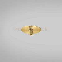 OFELIA B/I MINI - ROSONE SINGOLO TONDO AD INCASSO PIU ACCESSORI COLORE OTTONE