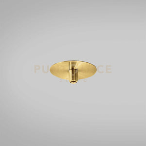 OFELIA B/I MINI - ROSONE SINGOLO TONDO AD INCASSO PIU ACCESSORI COLORE OTTONE