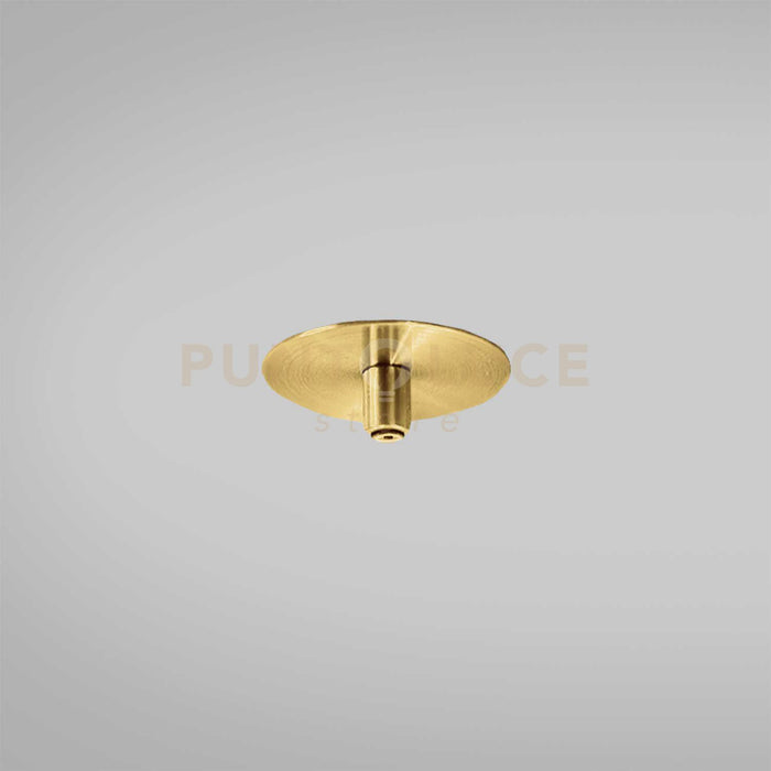 OFELIA B/I MINI - ROSONE SINGOLO TONDO AD INCASSO PIU ACCESSORI COLORE OTTONE