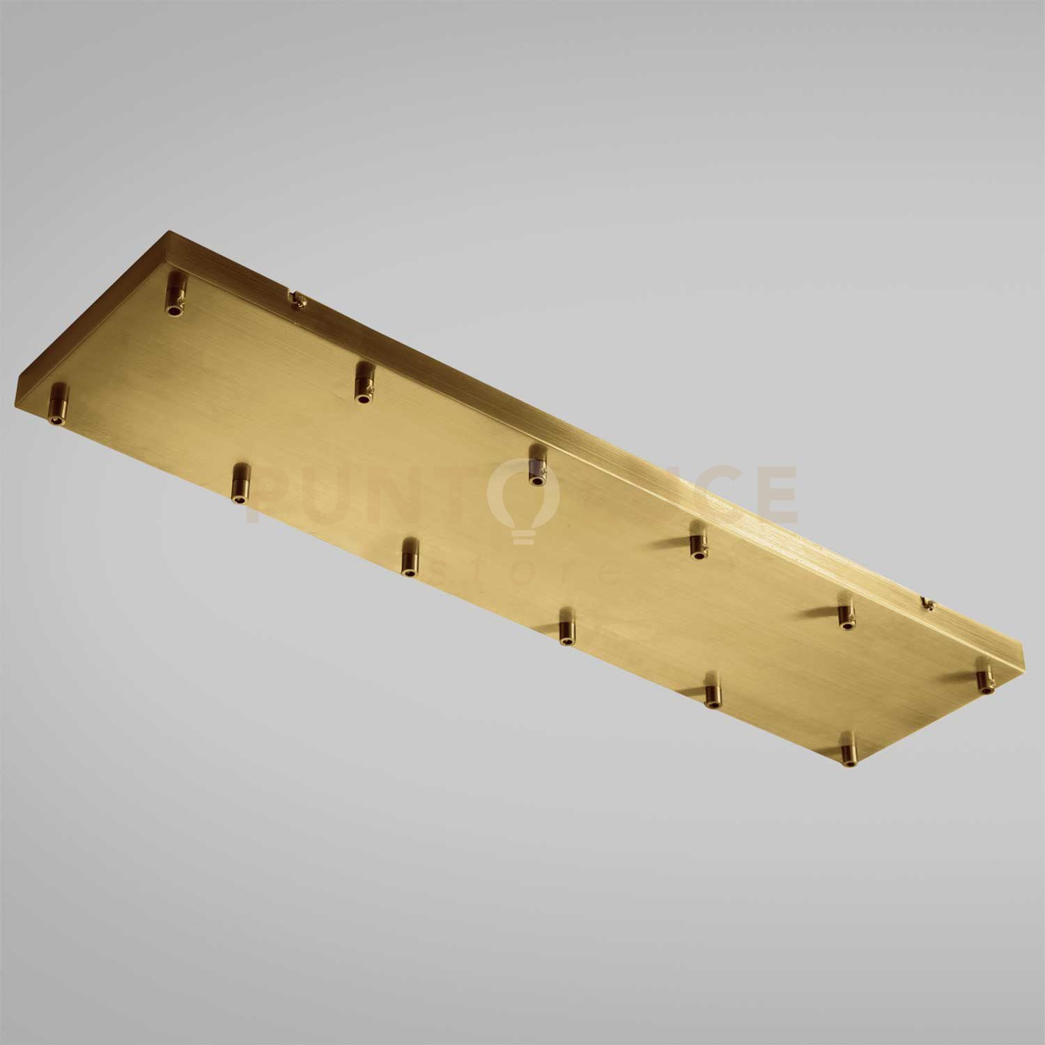 OFELIA B R/12 MINI - ROSONE RETTANGOLARE 12 FORI PIU ACCESSORI COLORE OTTONE