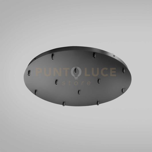 OFELIA B T/12 MINI  - ROSONE TONDO 12 FORI PIU ACCESSORI COLORE NERO