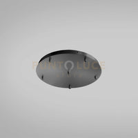 OFELIA B T/6 MINI  - ROSONE TONDO 6 FORI PIU ACCESSORI COLORE NERO