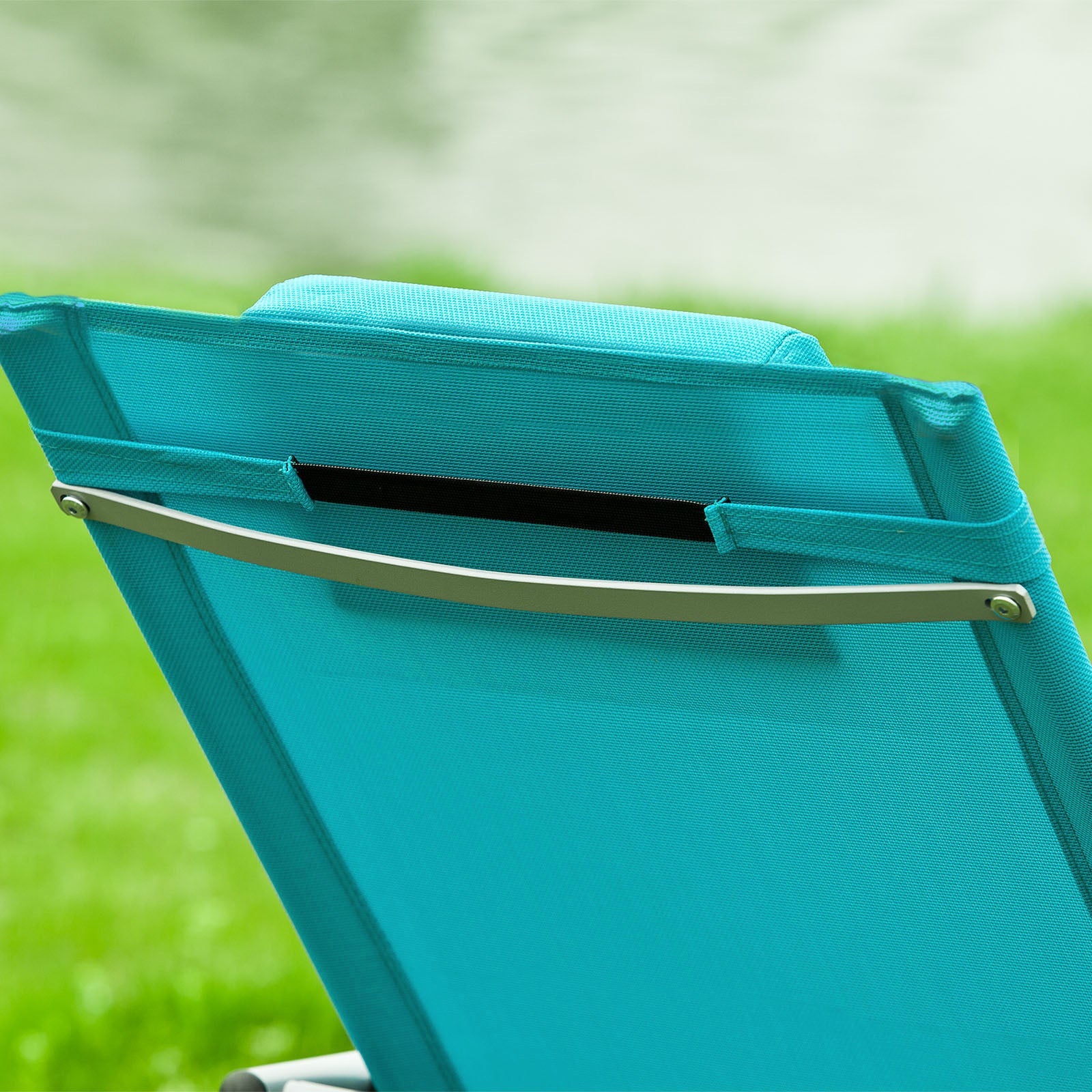 SoBuy Sdraio a dondolo con poggiatesta 63x150x87cm OGS28-HB