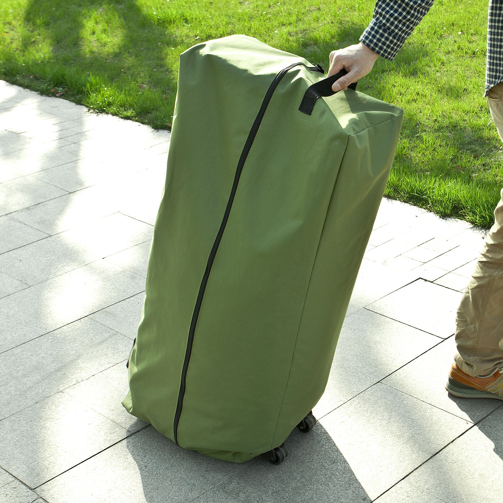 Brandina da campeggio pieghevole,Tenda da Campeggio,con borsa,OGS32-L-GR