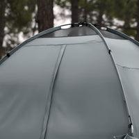 SoBuy Lettino da campeggio Brandina da esterno Tenda antipioggia portatile Starry Sky con tasche porta scarpe Tenda 3 in 1 per 2 persone Grigio 193x145x188 cm OGS32-L-HG