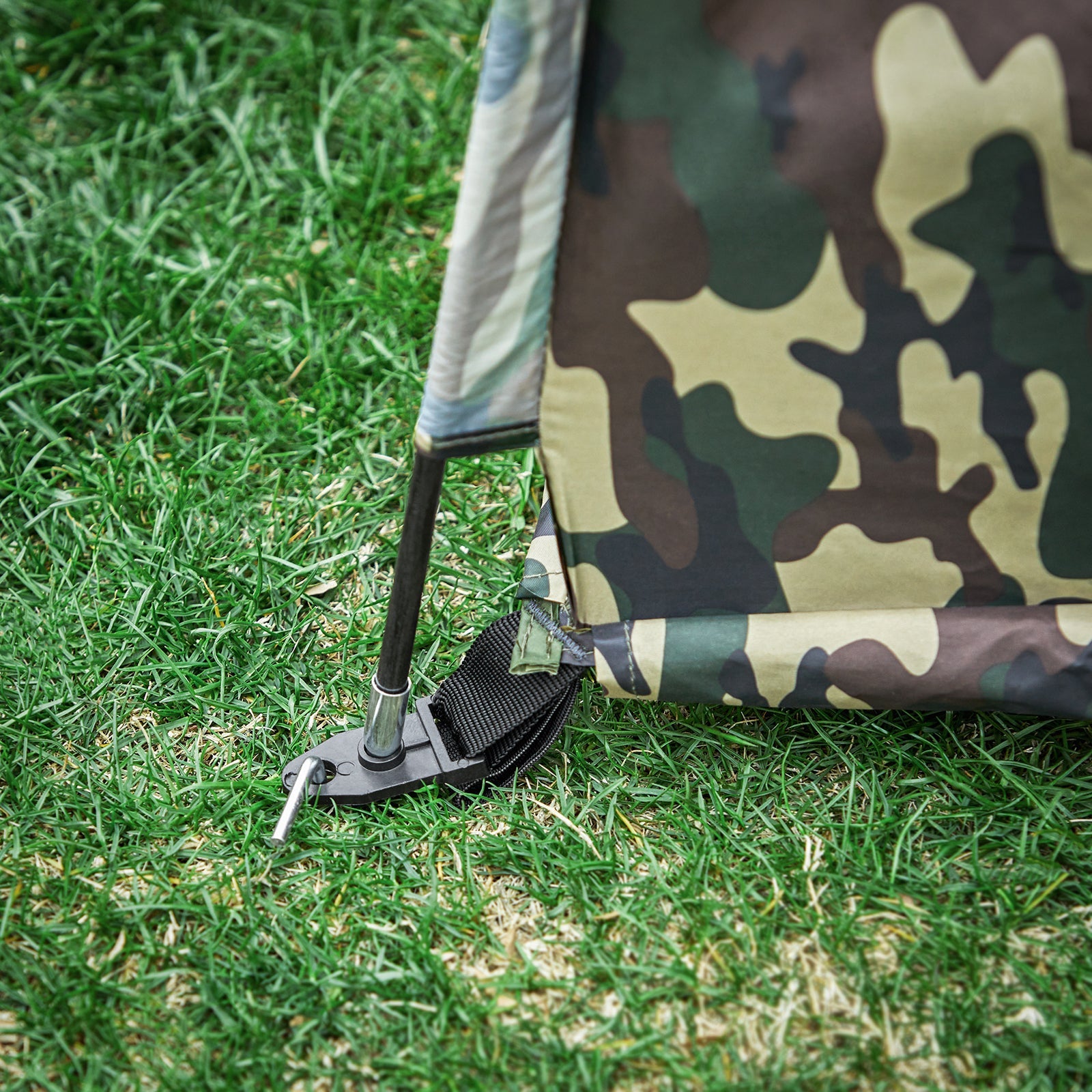 Brandina pieghevole campeggio Tenda da Campeggio con materasso Multicolori 193x145x178cm OGS61-L-TN