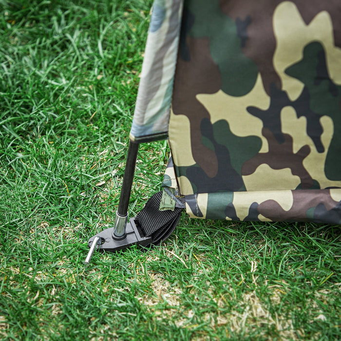 Brandina pieghevole campeggio Tenda da Campeggio con materasso Multicolori 193x145x178cm OGS61-L-TN