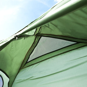 SoBuy® Brandina da Campeggio Pieghevole, Tenda da Campeggio,con Borsa e Materasso ad Aria, OGS32-GR,IT