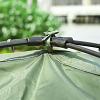 SoBuy® Brandina da Campeggio Pieghevole, Tenda da Campeggio,con Borsa e Materasso ad Aria, OGS32-GR,IT