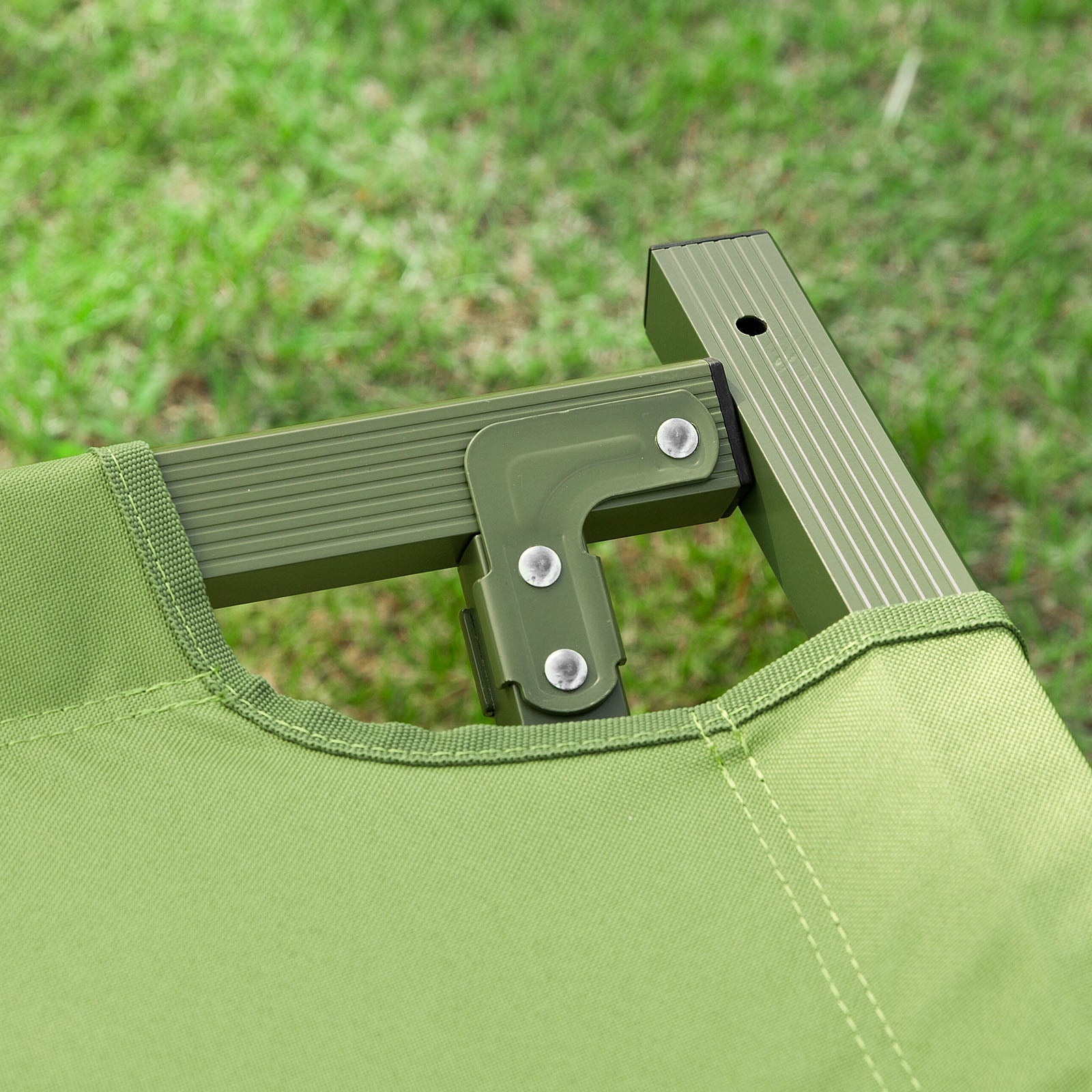 SoBuy® Brandina da Campeggio Pieghevole, Tenda da Campeggio,con Borsa e Materasso ad Aria, OGS32-GR,IT